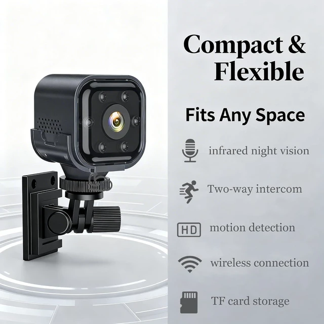 Alt view image 10 of 12 - Tuvilo Wireless Camera 1080p HD Home Security Camera with 30-Day Battery Life, Night Vision, Ideal for Baby/Pet/Dog Monitoring