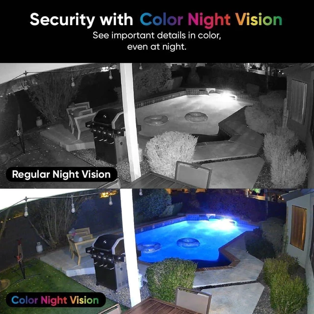 Alt view image 10 of 14 - Bundle of WYZE Cam v4, 2.5K WiFi Security Camera, Indoor/Outdoor Home Security, Pet/Baby, Motion Activated Spotlight/Siren, Color Night Vision, 2-Way Audio + Wyze Window Mount for Wyze Cam OG, v4