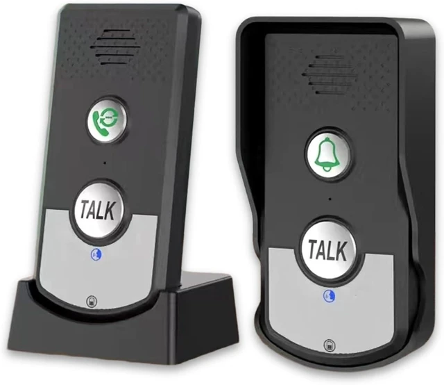 Alt view image 8 of 14 - 2 Way Wireless Intercom, 1000M Super Long Range Intercomunicador, Waterproof Indoor Outdoor Wireless Intercom System Communication System for Home House Business Office