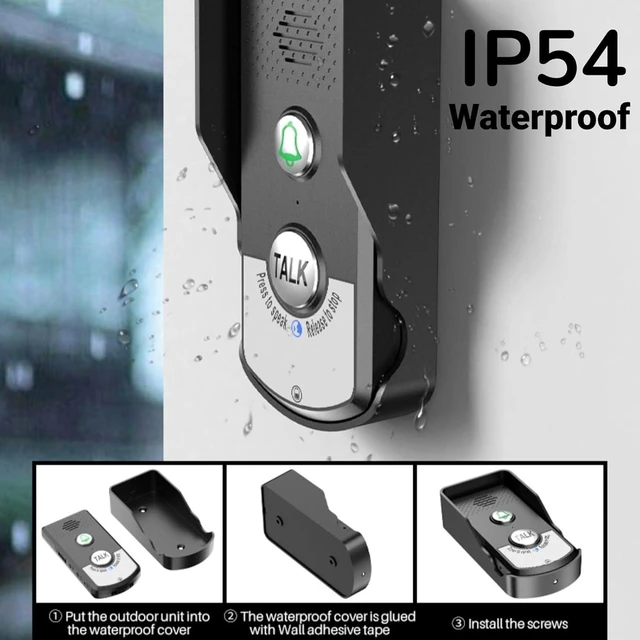 Alt view image 10 of 14 - 2 Way Wireless Intercom, 1000M Super Long Range Intercomunicador, Waterproof Indoor Outdoor Wireless Intercom System Communication System for Home House Business Office