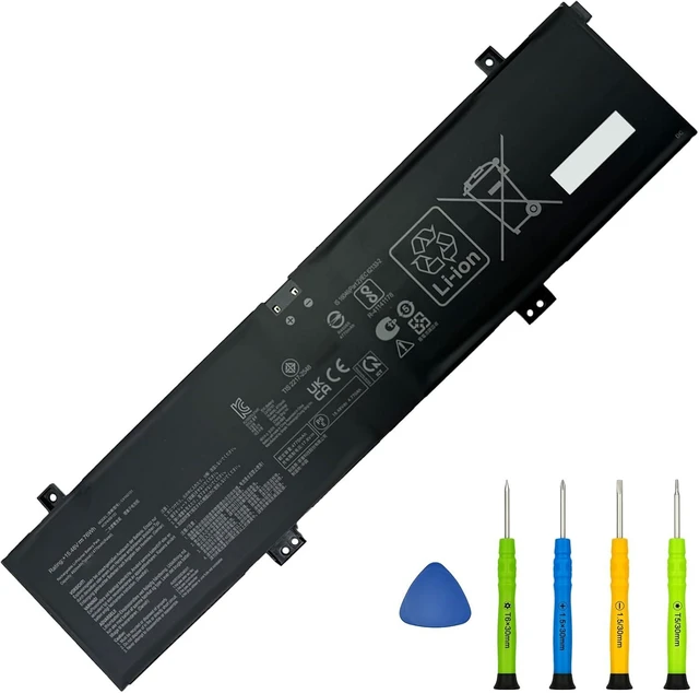 Alt view image 8 of 14 - C41N2101 Laptop Battery Replacement for Asus Zenbook Pro 14 Duo OLED UM6702RA UX8402ZA AUX8402ZE TUF Gaming Dash F15 FX517ZR FX517ZM FX517ZC ROG Zephyrus G14 GA402RJ GA402RK
