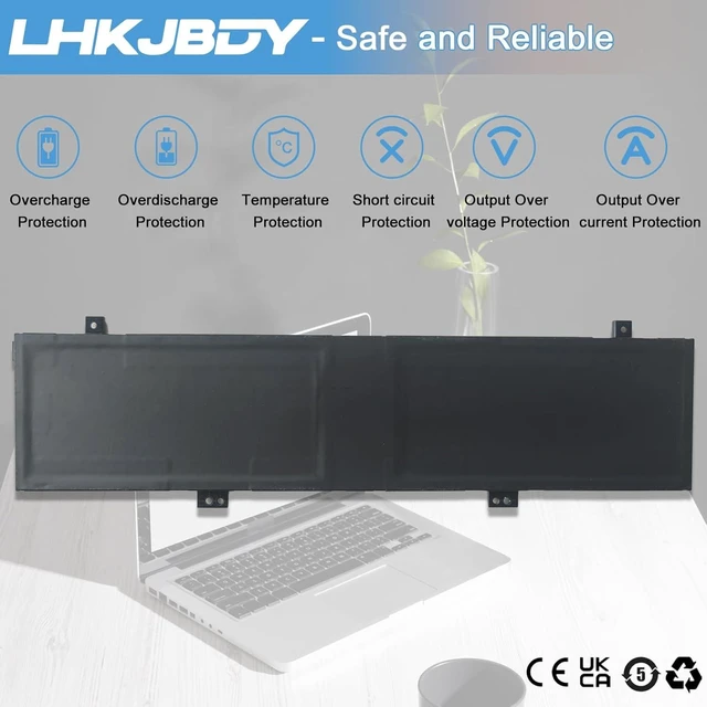 Alt view image 12 of 14 - C41N2101 Laptop Battery Replacement for Asus Zenbook Pro 14 Duo OLED UM6702RA UX8402ZA AUX8402ZE TUF Gaming Dash F15 FX517ZR FX517ZM FX517ZC ROG Zephyrus G14 GA402RJ GA402RK