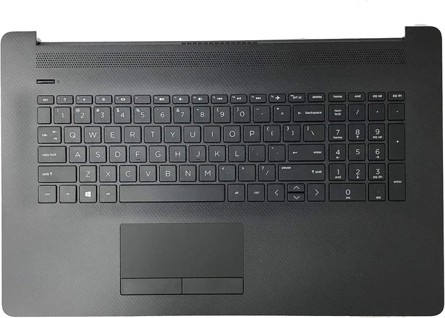 Alt view image 8 of 14 - Replacement Laptop Upper Case Palmrest Keyboard Touchpad Assembly Part 2019 for HP 17 BY17 CA 17T-BY100 17-by0xxx 17-ca1xxx 17T-BY200 17-by1xxx 17Z-CA100 17-by2xxx L48409-001