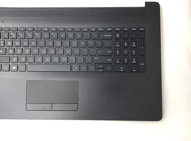 Alt view image 10 of 14 - Replacement Laptop Upper Case Palmrest Keyboard Touchpad Assembly Part 2019 for HP 17 BY17 CA 17T-BY100 17-by0xxx 17-ca1xxx 17T-BY200 17-by1xxx 17Z-CA100 17-by2xxx L48409-001