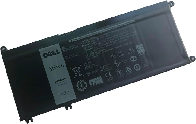 Alt view image 9 of 14 - DELL 33YDH 15.2V 56Wh 4-Cell Rechargeable Battery For DELL Latitude 3380,3480,3490,3580,3590, Inspiron 7573,7577,7586 ,7773,7778,7779,G3 15 3579,G3 17 3779 ,G5 15 5587,G7 15 7588,Vostro 7570,7580