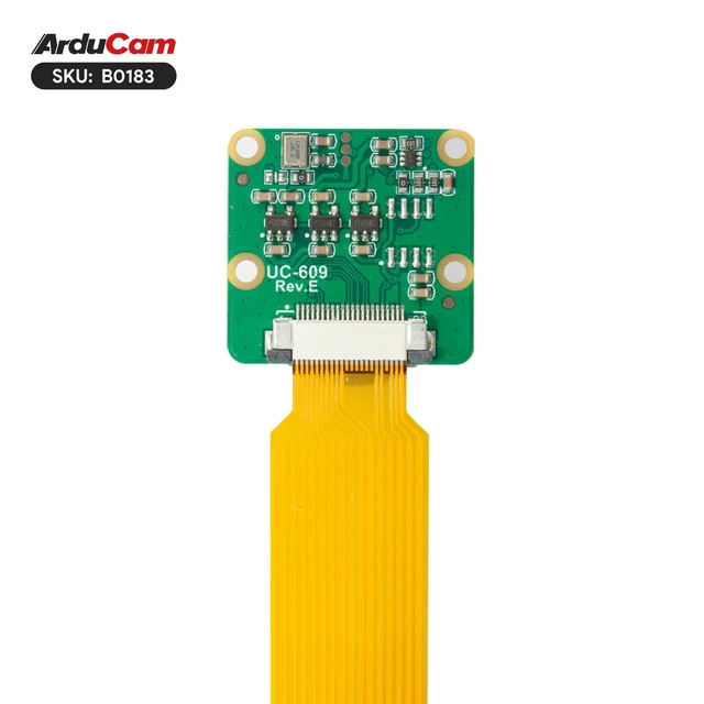 Alt view image 8 of 10 - Arducam Mini 8MP IMX219 Camera Module for Jetson Orin NX/AGX Orin, with Low Distortion 105°(D) FOV M12 Lens, Compatible with Raspberry Pi CM3 / CM3+