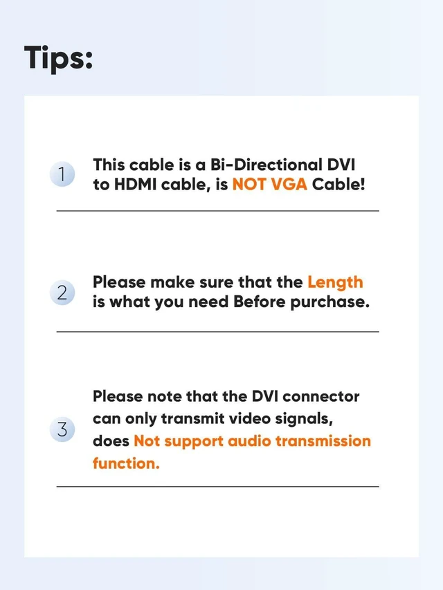 Alt view image 7 of 10 - CableCreation DVI to HDMI Adapter, 5-Pack Bi-Directional DVI-D(24+1) Male to HDMI Female Converter, Support 1080P 3D for PS3, PS4, TV Box, Blu-ray, Projector, HDTV