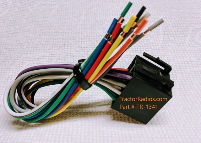 Alt view image 10 of 10 - Semi Truck Stereo Female ISO Wiring Harness Radio CD Player in Dash Freightliner Plug Play International Peterbilt Compatible with Volvo Freightliner Sterling Mack Kenworth