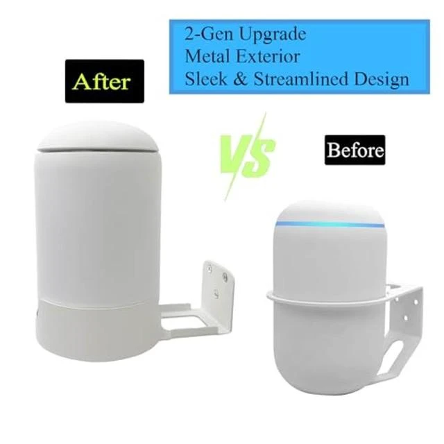 Alt view image 8 of 10 - Upgrade Ubiquiti UniFi Dream Router Wall Mount, Works with The New Unifi Dream 7 (UDR7) Bracket, Sturdy Metal Made Wall Mount Compatible with Ubiquiti UniFi Dream Machine UDR7 (Clean-2PACK, White)