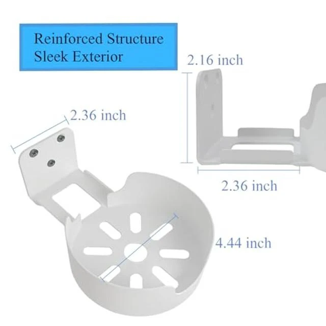 Alt view image 7 of 10 - Upgrade Ubiquiti UniFi Dream Router Wall Mount, Works with The New Unifi Dream 7 (UDR7) Bracket, Sturdy Metal Made Wall Mount Compatible with Ubiquiti UniFi Dream Machine UDR7 (Clean-2PACK, White)
