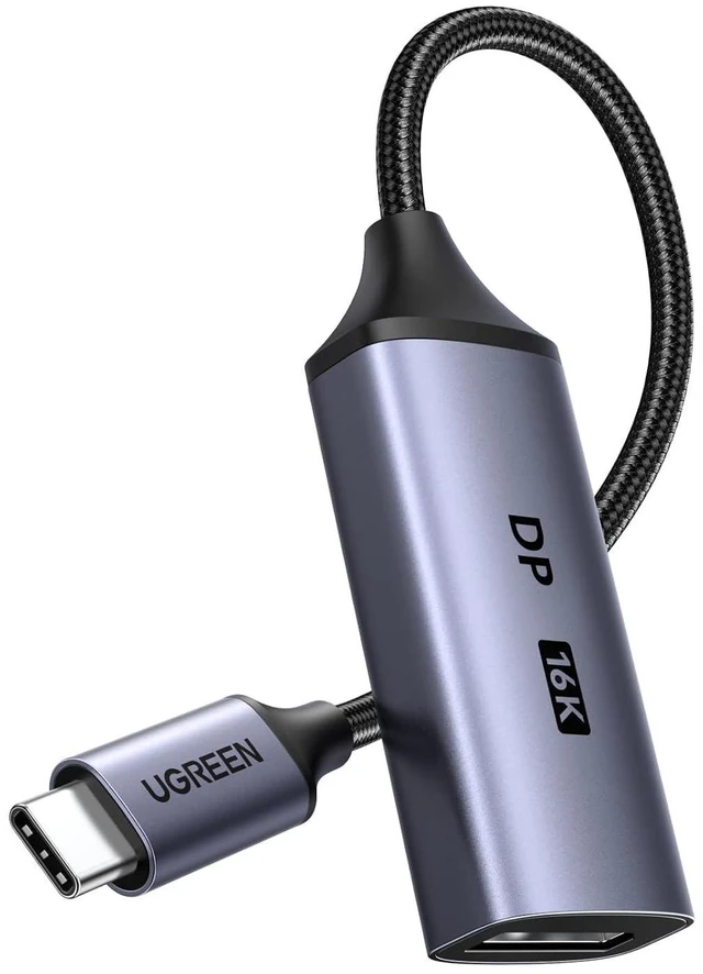 Alt view image 8 of 14 - UGREEN 16K@60Hz USB C to DisplayPort 2.1 Adapter 8K@120Hz 48-bit Color Depth 80Gbps Thunderbolt 5/4 to Display Port Compatible with iPhone 17 ProMax, MacBook Pro/Air/Mini, iPad, Galaxy, Steam Deck