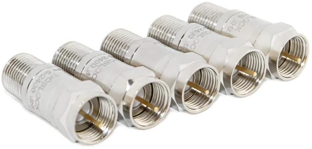 Alt view image 8 of 10 - TOJOIN DC Block in-line F-Type RF Coaxial Adapter 5MHz-2400MHz, 75 Ohm Impedance Connector Blocks DC Voltage from Your Radio or RF Test Equipment 5 PCS