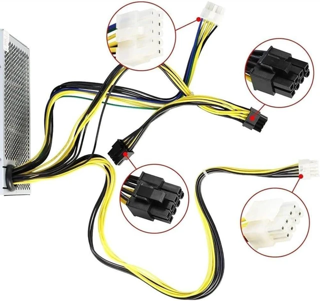 Alt view image 10 of 14 - Minhe 500W Power Supply Unit HK600-11PP for Lenovo-ThinkStation P340 P330 P350 P328 P310 Series (5P50V03181), Silver
