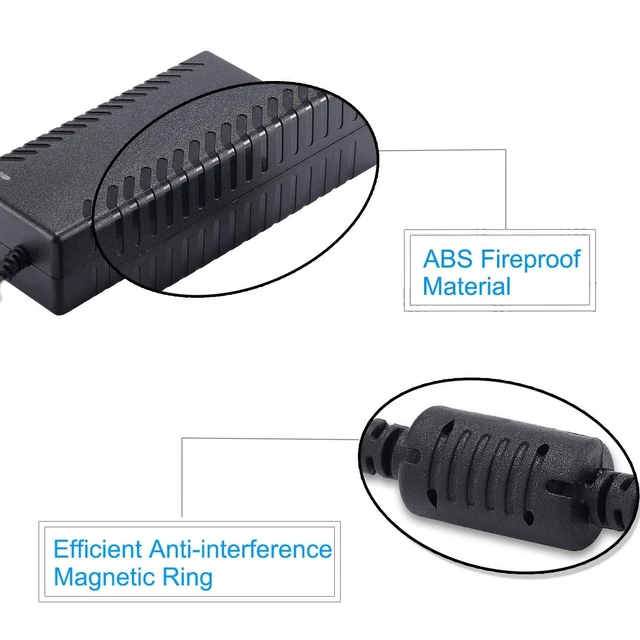 Alt view image 9 of 10 - 15V 6A Power Supply Adapter - COOLM AC 100-240V DC 15 Volt 6 amp 90W Power Converter Charger 5.5mm x 2.5mm Plug 15V6A Compatible with 15 Volt 5A for LED Strip Light CCTV Security System
