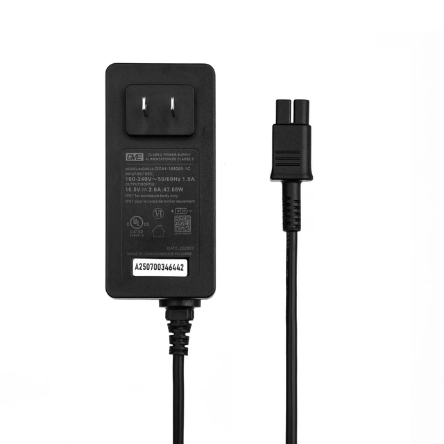Alt view image 6 of 10 - 16.8V 2.6A Charger GC44-168260-1C AC Adapter for Aiper Scuba S1 Scuba N1 Robotic Pool Cleaner