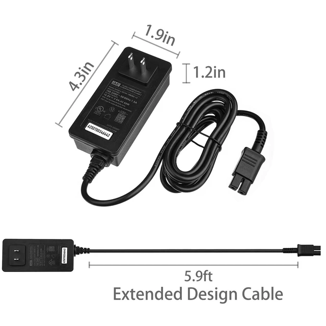 Alt view image 10 of 10 - 16.8V 2.6A Charger GC44-168260-1C AC Adapter for Aiper Scuba S1 Scuba N1 Robotic Pool Cleaner