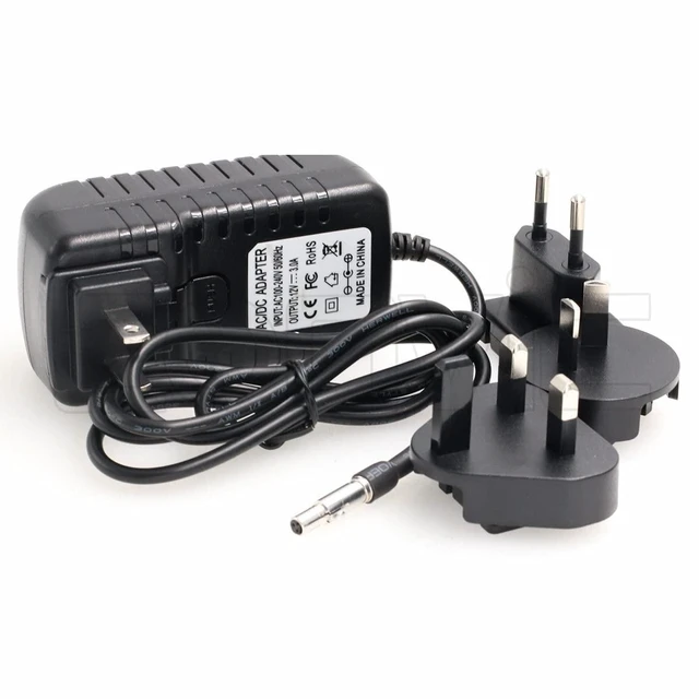 Alt view image 6 of 8 - Eonvic Power Adapter for Convergent Design Odyssey7/7Q Apollo,12V 3A Power Supply AC Adapter with 4 Plugs (US,UK,EU,AU)