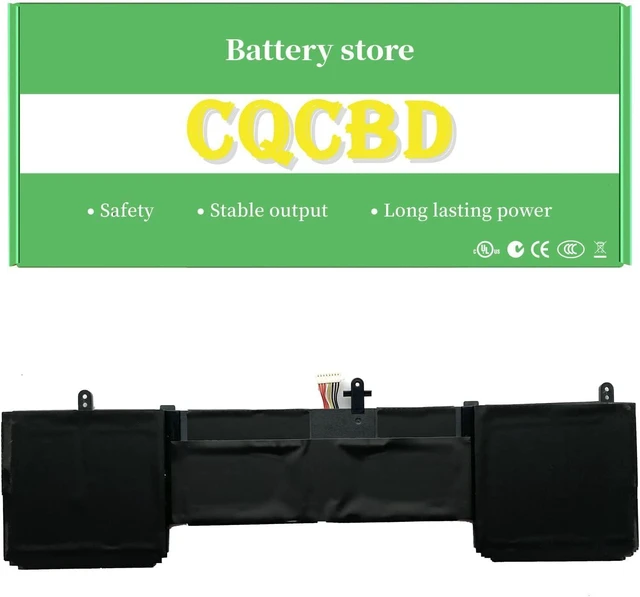 Alt view image 9 of 14 - CQCQ C42N1839 Battery for ASUS ZenBook 15 UX534 UX534F UX534FA UX534FT UX563FD UX534FA UX563 UX563FD Q546F Q546FD Series Notebook Laptop (15.4V 71Wh/4480mAh)