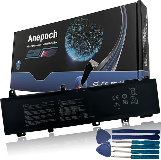 Alt view image 8 of 14 - C41N1906-1 (Long line) Laptop Battery Replacement for ASUS TUF Gaming A15 FA506 FA506IU FA506IV FA506QR 2021 F15 FX506 FX506H FX506HM FX506L FX506LI A17 FA706 FA706II F FA706QR 15.4V 90Wh