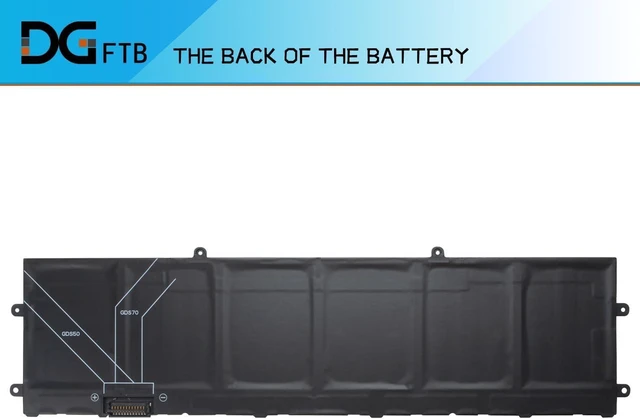 Alt view image 10 of 14 - DWVRR New Laptop Battery Replacement for Dell Alienware X15 R1 R2 X17 R1 R2 Inspiron 16 7620 2-in-1 Alienware X15 R1 NAWX15R101 X17 RTX 3080 P48E 817GN 0817GN NR6MH 0NR6MH 0017GN (11.4V 87Wh/7250mAh)