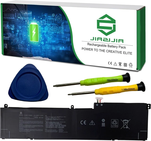 Alt view image 7 of 12 - C32N2002 Laptop Battery Replacement for Asus ZenBook Flip 15 UX535LI UX564EH UX564EI UX564PH Series Notebook 11.55V 96Wh 8230mAh