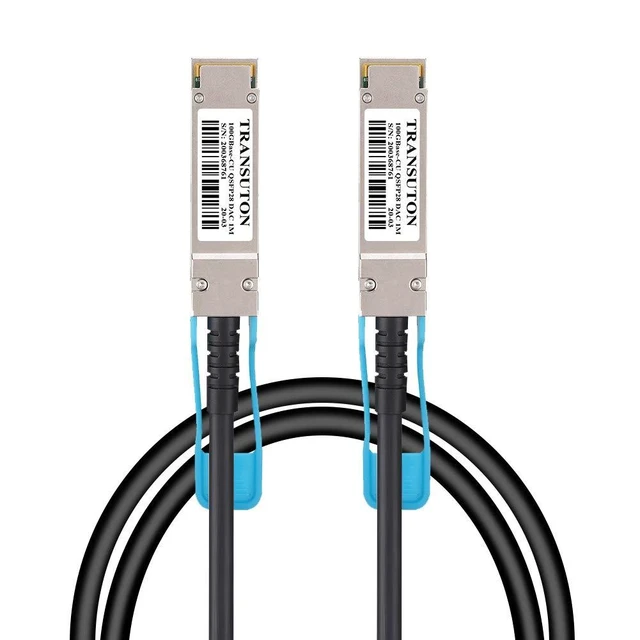Alt view image 4 of 6 - TRANSUTON 100G QSFP28 DAC Cable |100GBASE-CR4 QSFP28 to QSFP28 Passive Twinax DAC Cable,1-Meter(3.3ft)