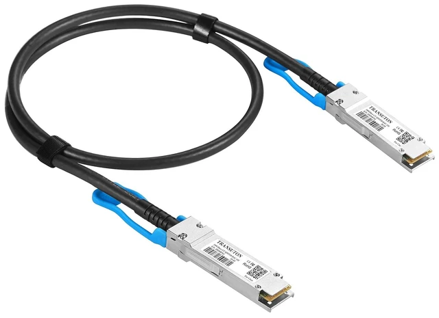 Alt view image 5 of 6 - TRANSUTON 100G QSFP28 DAC Cable |100GBASE-CR4 QSFP28 to QSFP28 Passive Twinax DAC Cable,1-Meter(3.3ft)