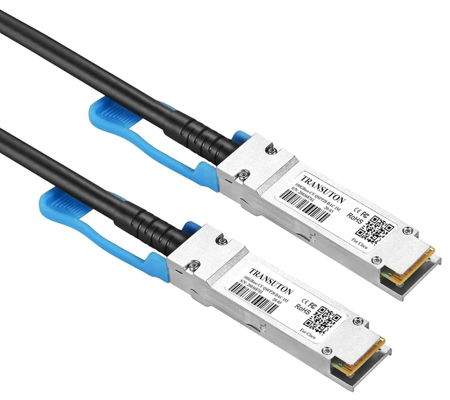 Alt view image 6 of 6 - TRANSUTON 100G QSFP28 DAC Cable |100GBASE-CR4 QSFP28 to QSFP28 Passive Twinax DAC Cable,1-Meter(3.3ft)