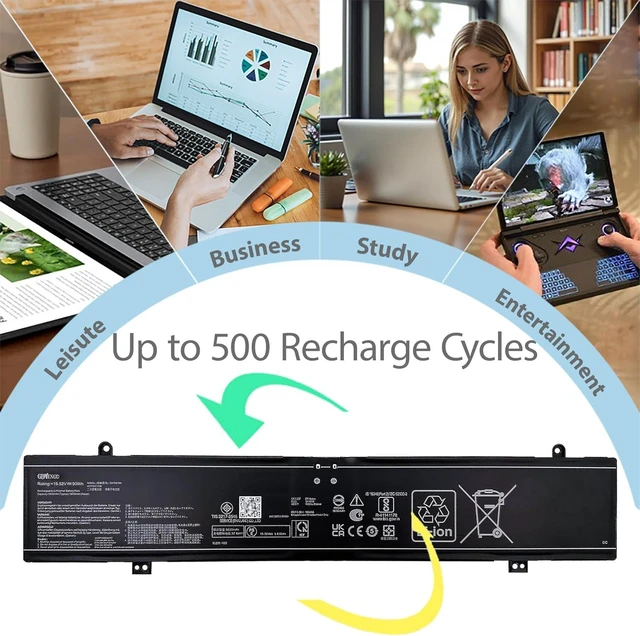 Alt view image 14 of 14 - C41N2109 Laptop Battery Replacement for ASUS ROG Flow X16 GV601 Strix G16 G614J G18 G814 Scar 16 G634 18 G834 Zephyrus M16 GU604V NR2203RW Series 0B200-04200000