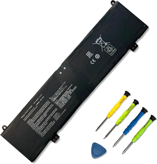 Alt view image 7 of 12 - C41N2013 C41N2013-1 90Wh Laptop Battery Compatible with Asus ROG Strix G15 G513 G713 G17 Rog Strix Scar15 G533 17 G733 Zephyrus G15 GA503 S17 GX703 M16 GU603HE Series 15.4V 90Wh 5675mAh