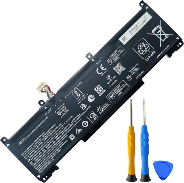 Alt view image 8 of 14 - RH03XL M02027-005 Laptop Battery Replacement for HP ProBook 430 440 445 450 455 630 640 650 G8 G9 G10 EliteBook 645 650 655 G9 G10 series M01524-541 RHO3XL HSTNN-IB9Q M01524-AC1 M75017-171 45Wh