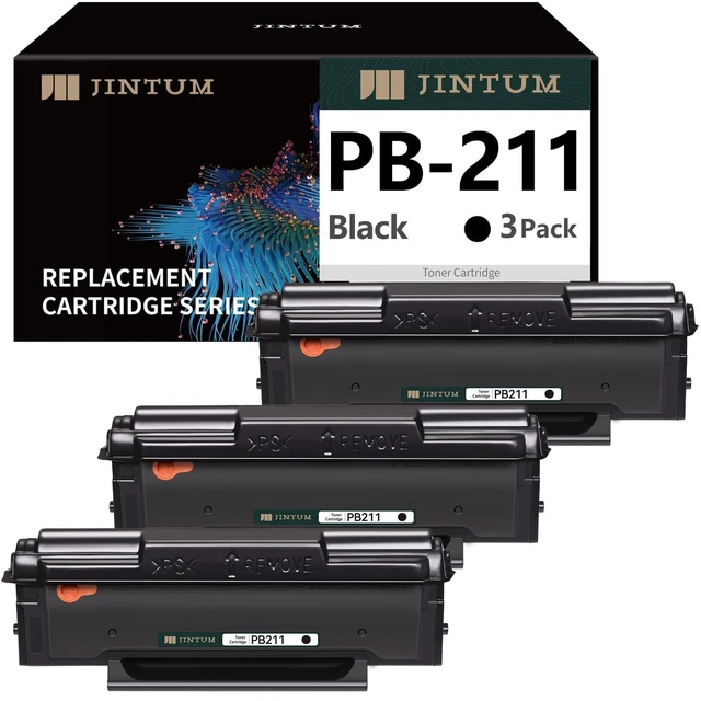 Alt view image 6 of 10 - JINTUM PB-211 Compatible Toner Cartridge Replacement for Pantum PB-211 PB-211EV for P2502W M6552NW M6600NW P2500W M6602NW M6550NW Printer ( 4 Pack )