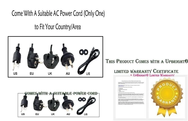 Alt view image 10 of 10 - UpBright 2-Prong 26V AC/DC Adapter Compatible with Seauto Crab CR CA New Seal PC09 21.9V 7800mAh Li-ion Battery Smart Cordless Robotic Vacuum Pool Cleaner SAT65A-2602600 Power Supply Cord Charger PSU