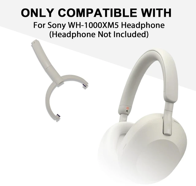 Alt view image 7 of 10 - WH-1000XM5 Swivel Hinge Replacement Headband Hanger Bracket Parts Accessories Repair Kit for Sony WH-1000XM5 Headphone (Silver-Right)