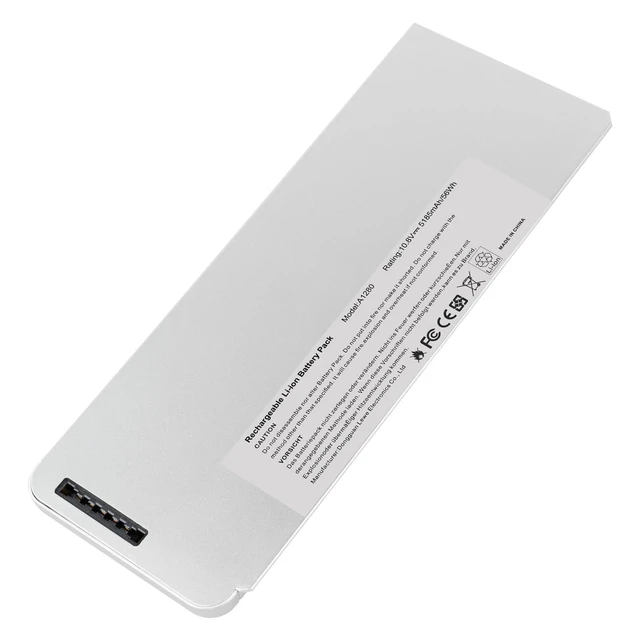 Alt view image 6 of 10 - TREE.NB 56Wh A1280 Laptop Battery for Apple A1280 A1278 (2008 Version) MacBook 13-Inch Series, Compabiel for MB771G/A MB467LL/A MB466LL/A