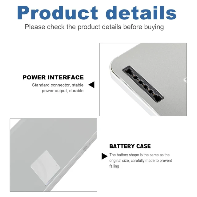 Alt view image 9 of 10 - TREE.NB 56Wh A1280 Laptop Battery for Apple A1280 A1278 (2008 Version) MacBook 13-Inch Series, Compabiel for MB771G/A MB467LL/A MB466LL/A