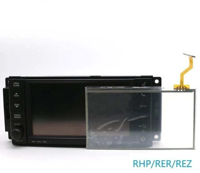 Alt view image 7 of 10 - YuYue Electronic Touch Screen Digitizer Replacement Compatible with Chrysler Dodge Uconnect Mygig REZ REN RER RHR 07-17 6.5"