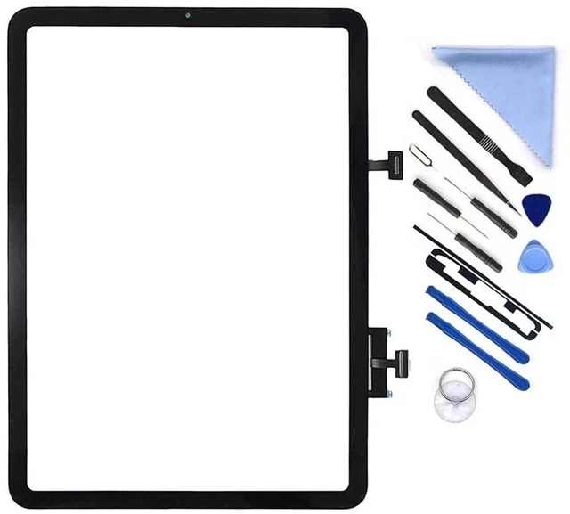 Alt view image 6 of 10 - Touch Screen Replacement for iPad Air 5 Air4 10.9" Digitizer Panel Glass Assembly A2589 A2591 A2316 A2324 A2072 A2325 (Air4_Black)