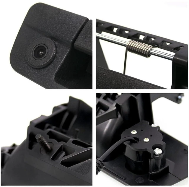 Alt view image 10 of 10 - Tailgate Car Backup Reverse Handle Camera Compatible for Ram 1500/2500/3500 2013 14 15 16 17 2018 Replacement# 68197873AA