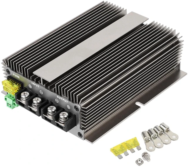Alt view image 6 of 10 - HOMELYLIFE 600W High Power Voltage Reducer DC 48V 60V 72V Step Down to DC 12V 50A Buck Converter Waterproof Module Car Truck Power Regulator Transformer
