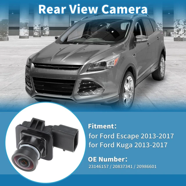 Alt view image 7 of 10 - INFINAUTO Rear View Camera for Ford Escape for Ford Kuga 2013-2017 Park Assist Camera Backup Reverse Camera Replace No.EV4T-19G490-CA/DV4T-19G490-AB