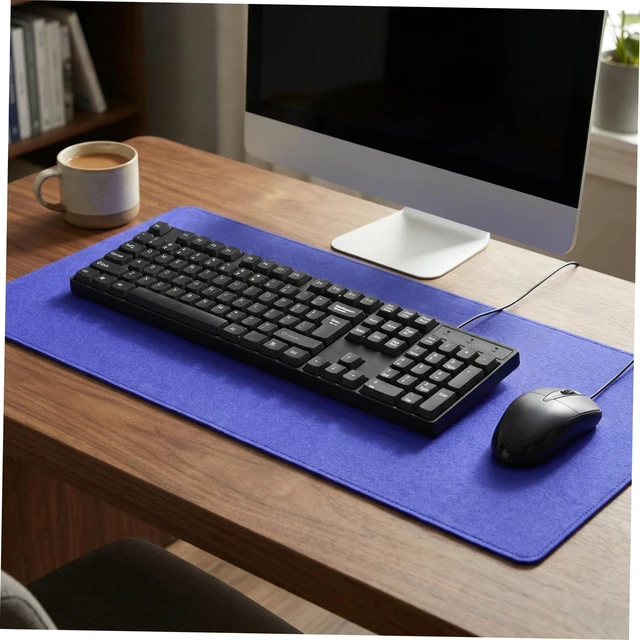 Alt view image 9 of 10 - OKUMEYR Wired Keyboard Mouse Combo Full Size USB Plug and Play Keyboard and Mouse Set for Typing Gaming and Work 17.32X5.31X0.98 Inch