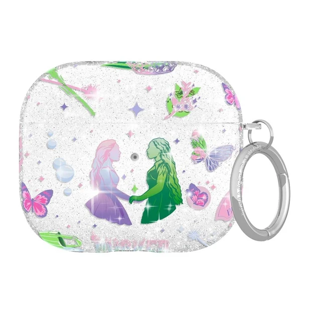 Alt view image 6 of 10 - Velvet Caviar Compatible with AirPods 3rd Generation Case with Keychain - Cute Protective Hard AirPod 3 Cases for Women - Wicked for Good Glitter