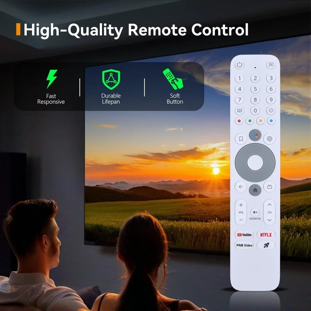 Alt view image 8 of 10 - HZIME New Replacement Remote Control Compatible for MECOOL KM2 Plus Deluxe S905X4 Homatics Box R 4K Plus R-C-OHS-C009 Android TV Box