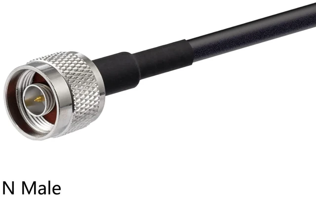 Alt view image 5 of 6 - POBADY N to N Male Jumper N Male to N Male Low Loss Coaxial Cable RG58 49.2FT/15M for 3G 4G 5G LTE Antenna Ham Radio GPS WiFi