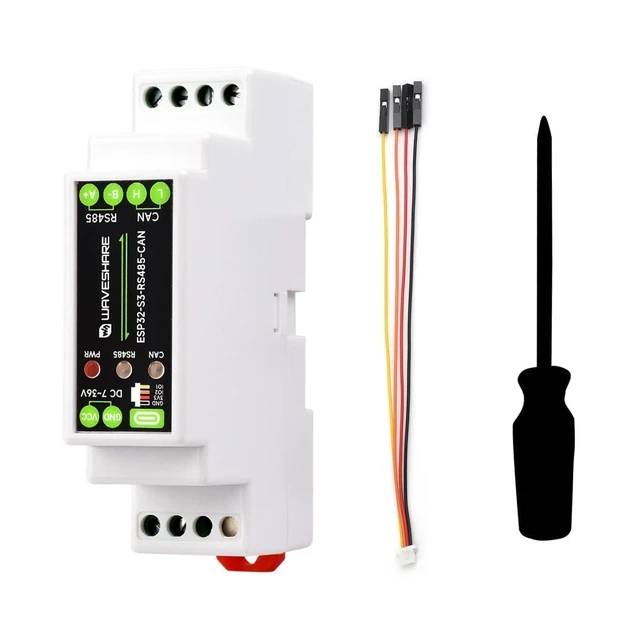Alt view image 6 of 10 - KLAYERS ESP32-S3 Industrial Communication Board, RS485/CAN/Wi-Fi/Bluetooth, Multi-Interface Protection, Arduino-Compatible for AIoT