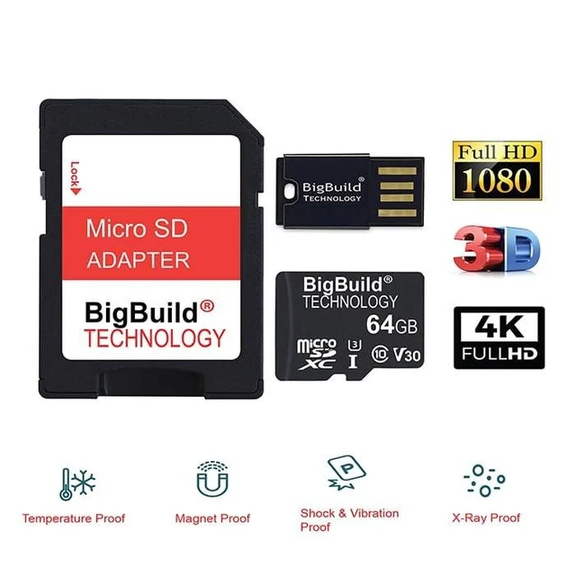 Alt view image 8 of 10 - BigBuild Technology 64GB U3 Micro SDXC Memory Card for Fire Max 11, Fire HD 10/10 Plus/10 Kids Ed Tablets