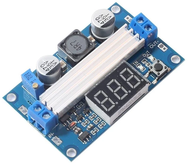Alt view image 7 of 10 - DEVMO 2 PCS LTC1871 Boost Power Module High Power DC-DC 100W Adjustable Output 3.5-35v Step up Power Supply Converter Module Board with LED Digital Display Voltmeter