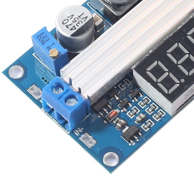 Alt view image 10 of 10 - DEVMO 2 PCS LTC1871 Boost Power Module High Power DC-DC 100W Adjustable Output 3.5-35v Step up Power Supply Converter Module Board with LED Digital Display Voltmeter