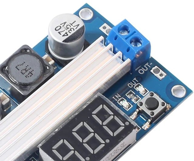 Alt view image 9 of 10 - DEVMO 2 PCS LTC1871 Boost Power Module High Power DC-DC 100W Adjustable Output 3.5-35v Step up Power Supply Converter Module Board with LED Digital Display Voltmeter